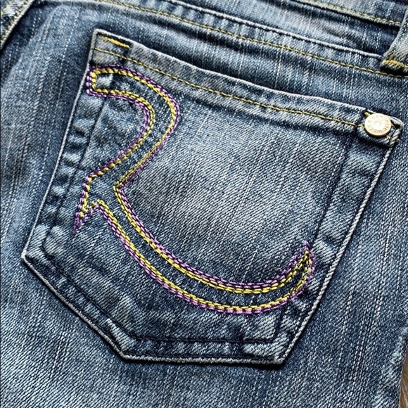 ROCK & REPUBLIC Original Cut Off Denim Shorts 28 - Picture 7 of 8